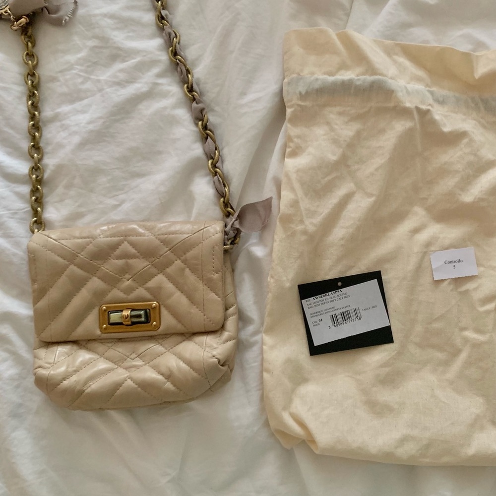 Lanvin Beige Mini Pop Bag